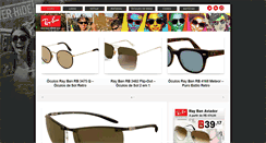 Desktop Screenshot of oculosrayban.com