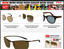 Tablet Screenshot of oculosrayban.com